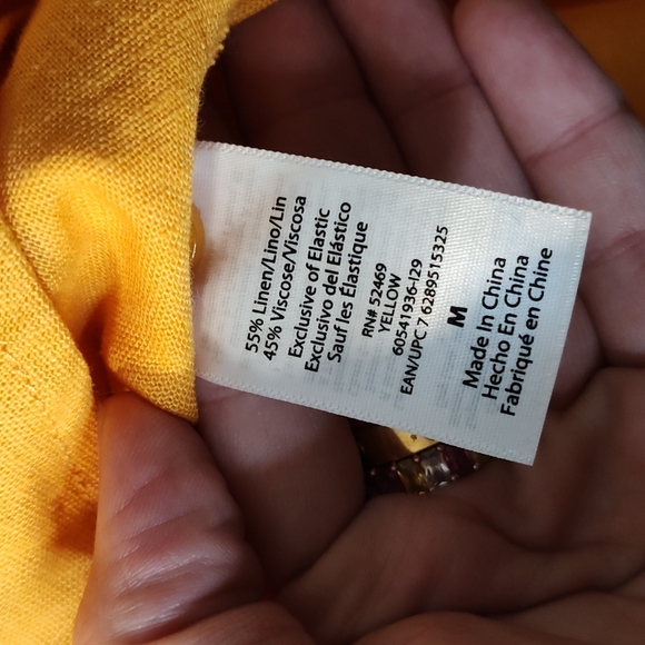 Flattering Yellow Top - Picture 5 of 5